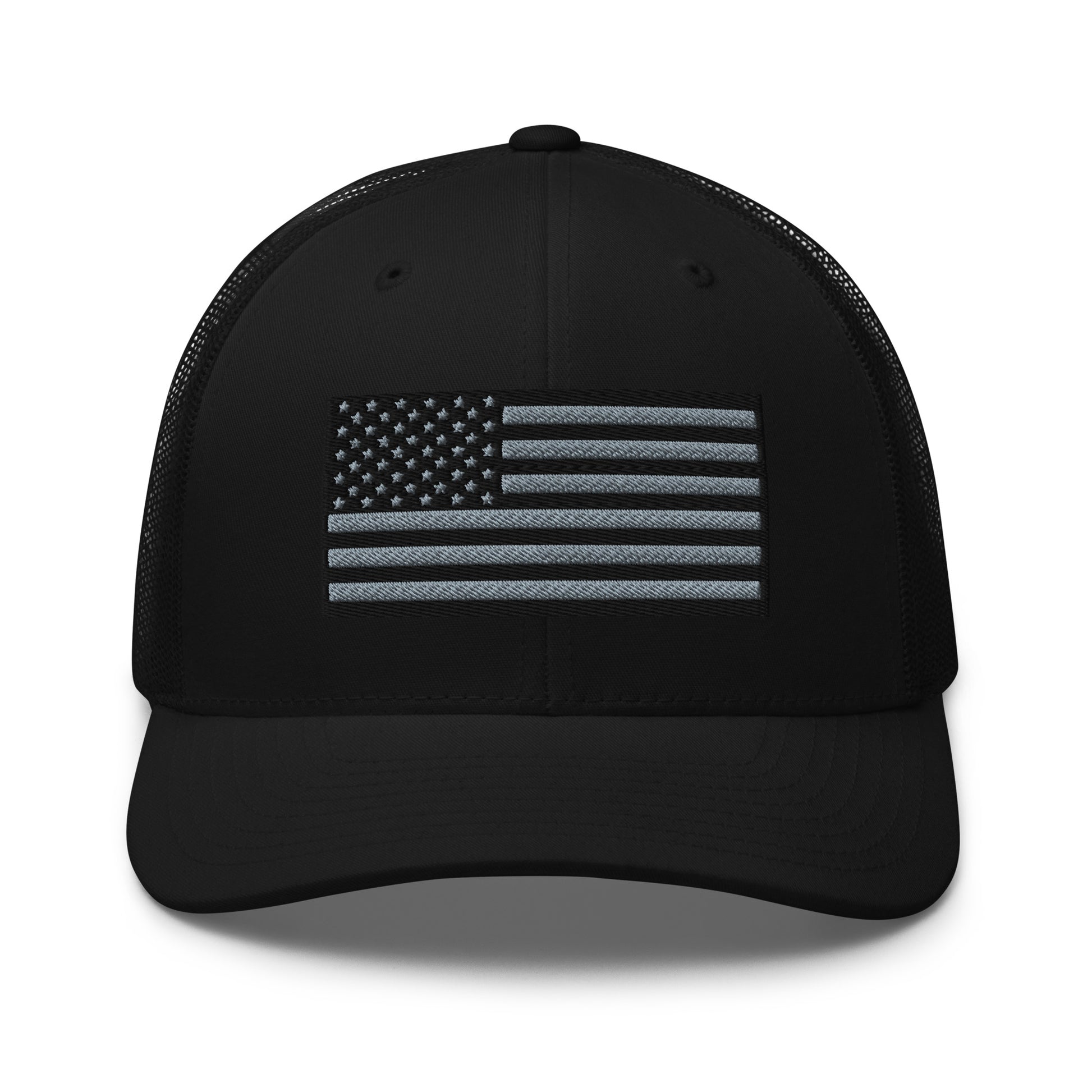 Blackout USA Flag Best Patriotic Custom Snapback Trucker Hats (20 Colors)  Infidel Collective
