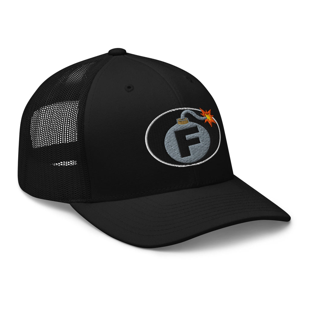 Hats  Custom Snapback Trucker Hat Funny NSFW F-Bomb Cap in 20 Colors Infidel Collective
