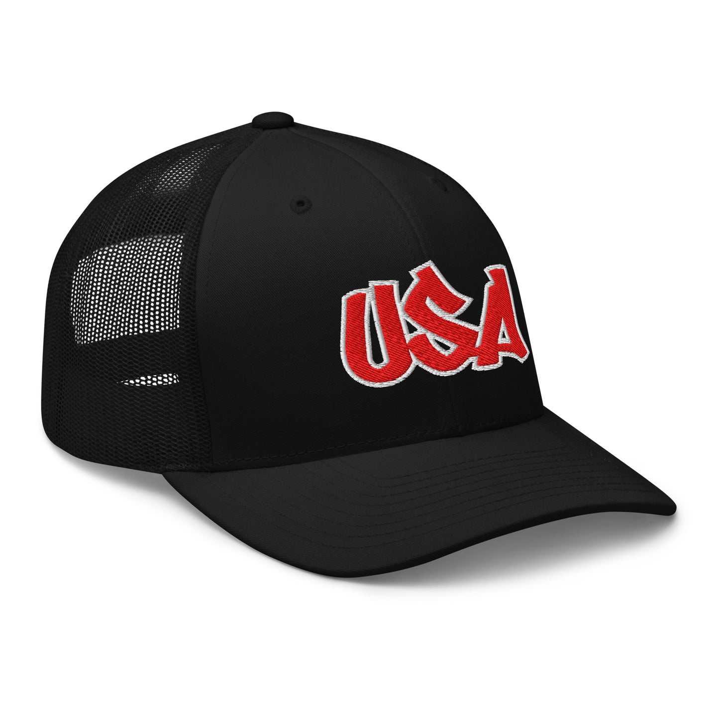Cool USA Street Script Custom Patriotic Snapback Trucker Hats for Men & Women (20 Colors)  Infidel Collective