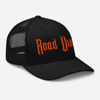 Snapback Custom Trucker Hats Road Vixen Cap for Sexy Women - Orange Stitch  Infidel Collective