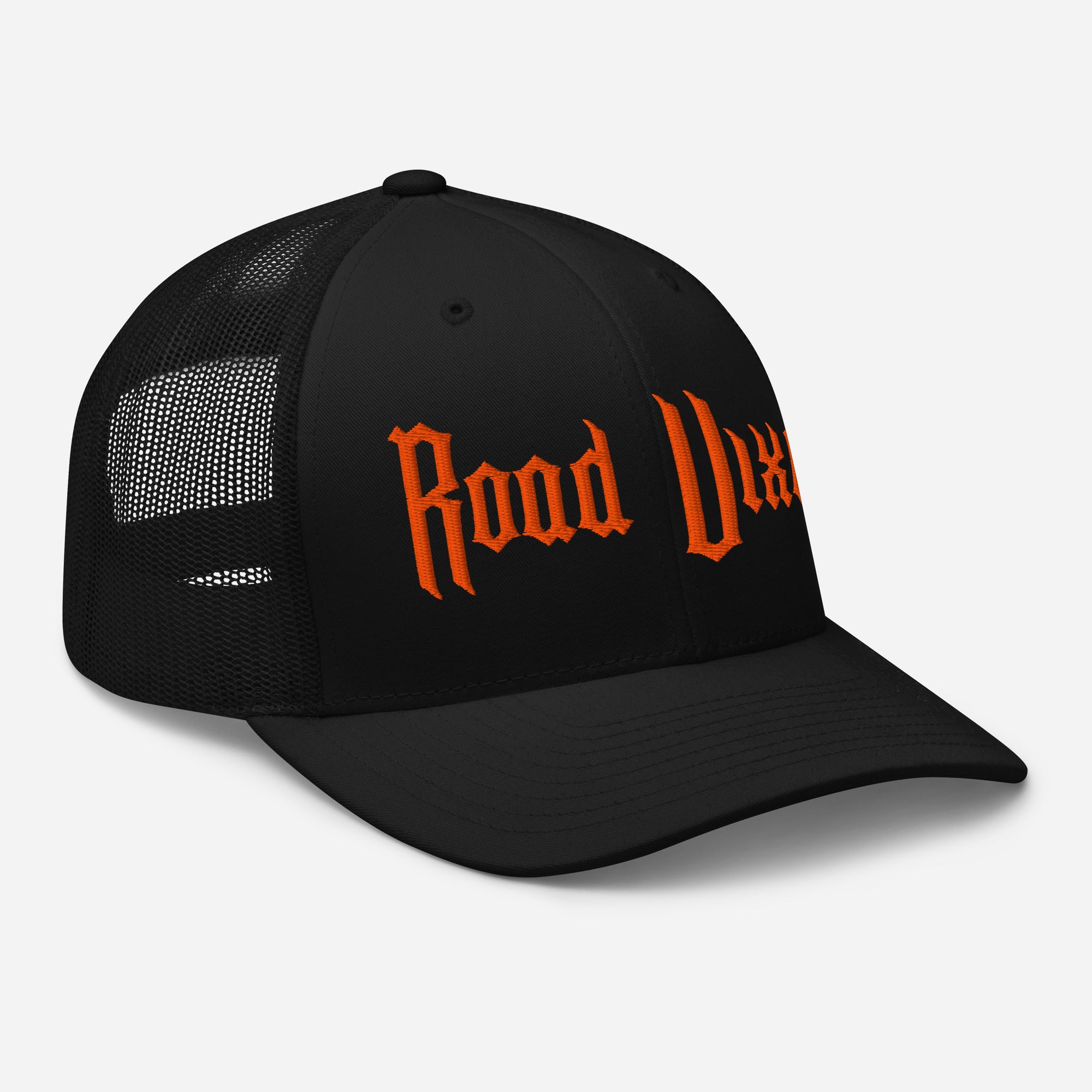 Snapback Custom Trucker Hats Road Vixen Cap for Sexy Women - Orange Stitch  Infidel Collective