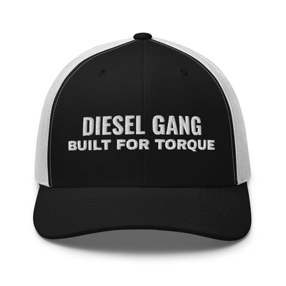 Hats Black-White Snapback Custom Trucker Hat Men & Women Rock – Diesel Gang Torque Power Infidel Collective