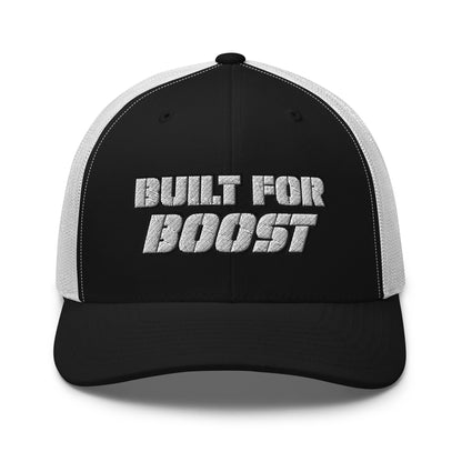 Hats Black-White Snapback Custom Trucker Hat to Ride In – Built for Boost Diesel Gang Hat Infidel Collective