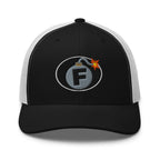 Hats Black-White Custom Snapback Trucker Hat Funny NSFW F-Bomb Cap in 20 Colors Infidel Collective