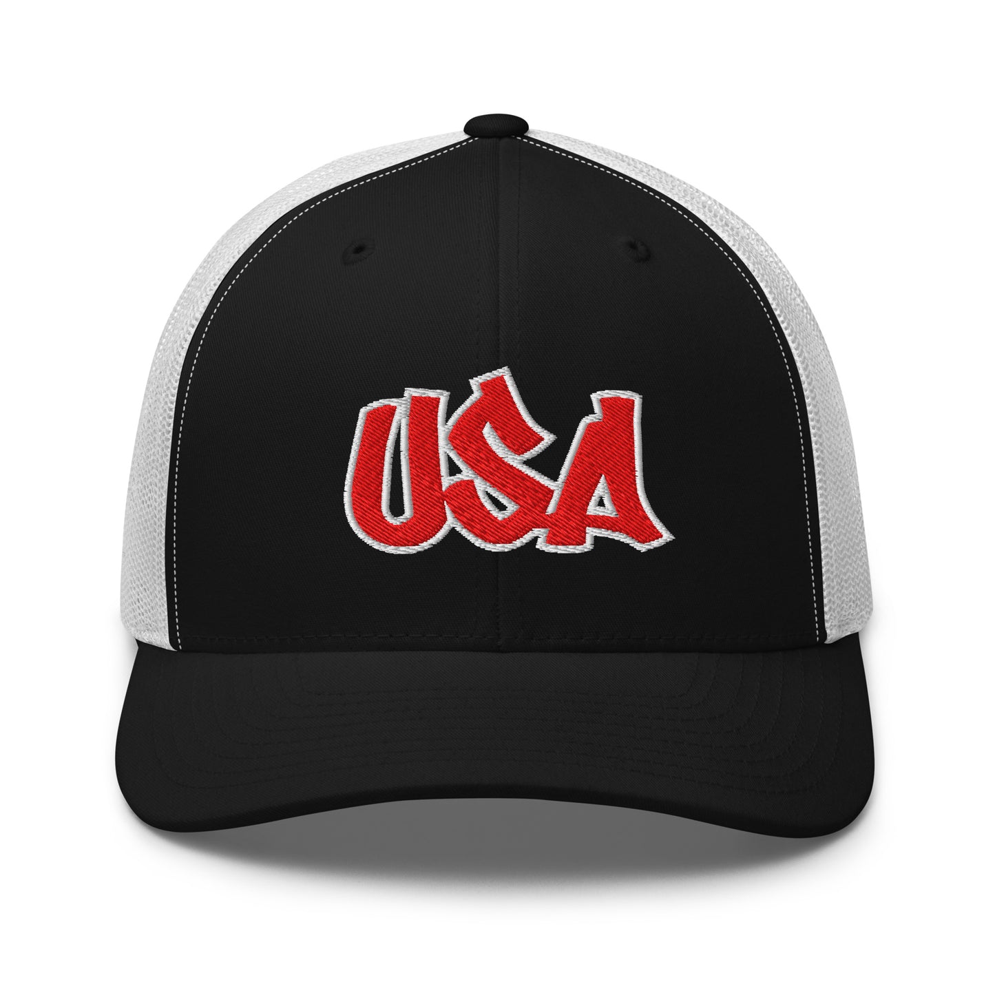 Cool USA Street Script Custom Patriotic Snapback Trucker Hats for Men & Women (20 Colors)  Infidel Collective