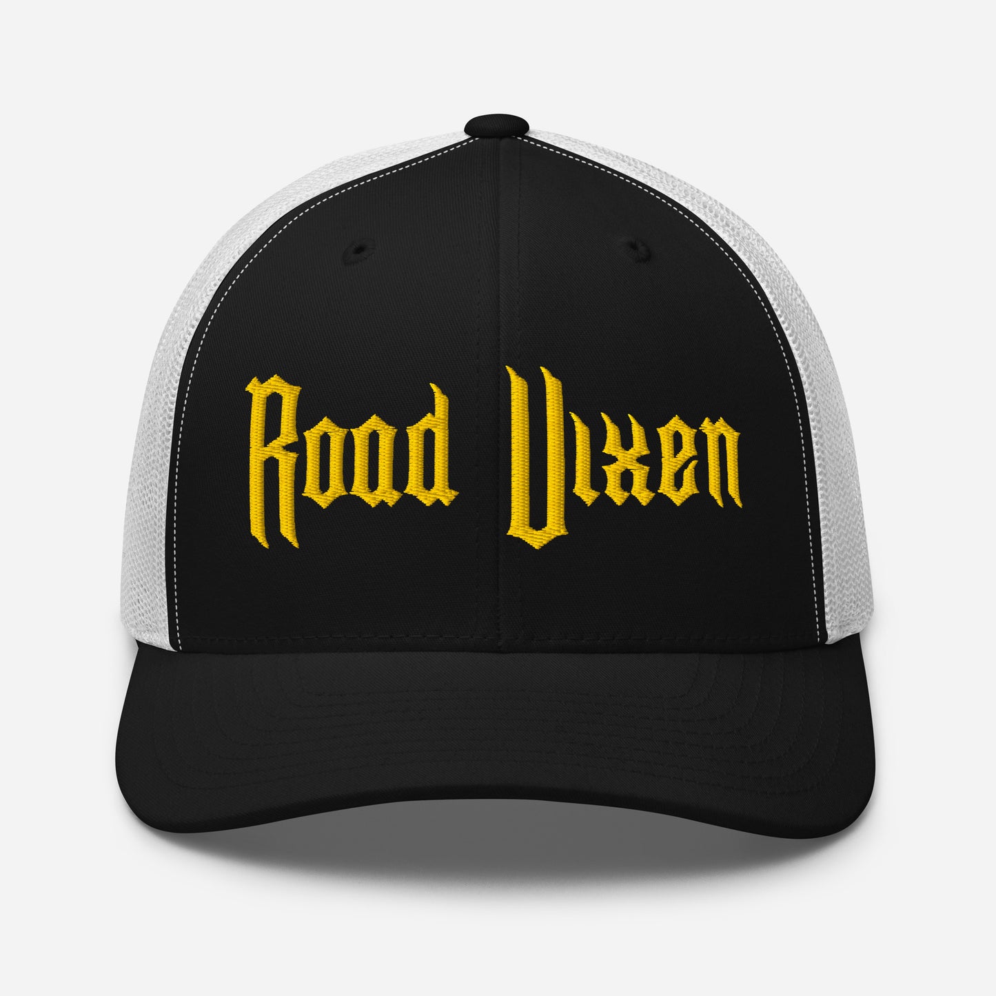 Snapback Custom Trucker Hats Road Vixen Yellow Stitch Cap for Sexy Women  Infidel Collective