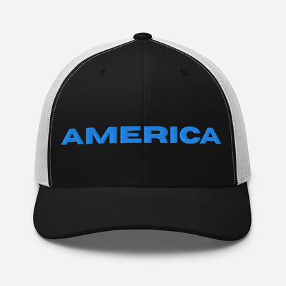 Cool AMERICA Custom Patriotic Hats Embroidered in Blue Stitch (11 Colors)  Infidel Collective