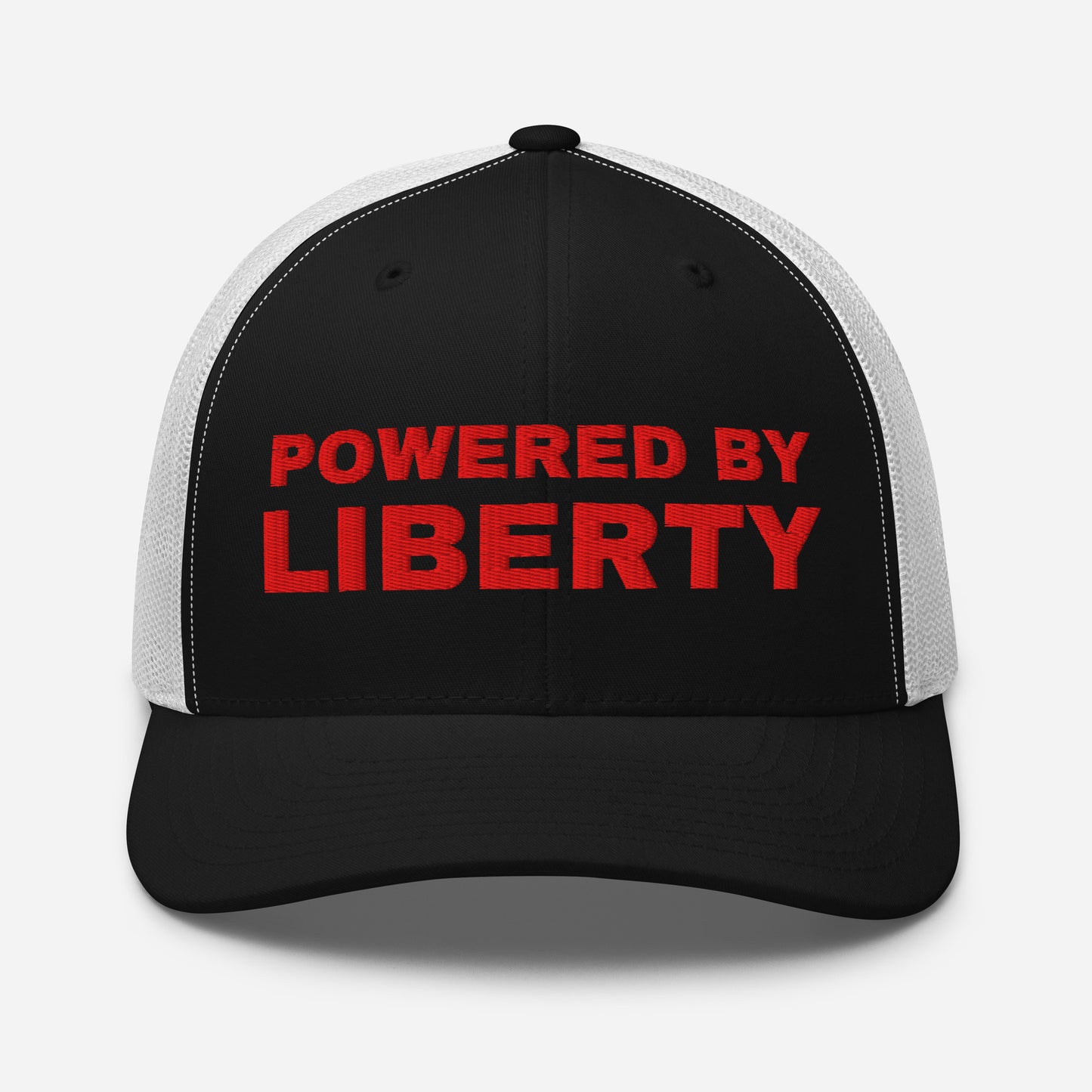 Snapback Custom Trucker Hats Powered by Liberty Cap in Red Stitching  Infidel Collective