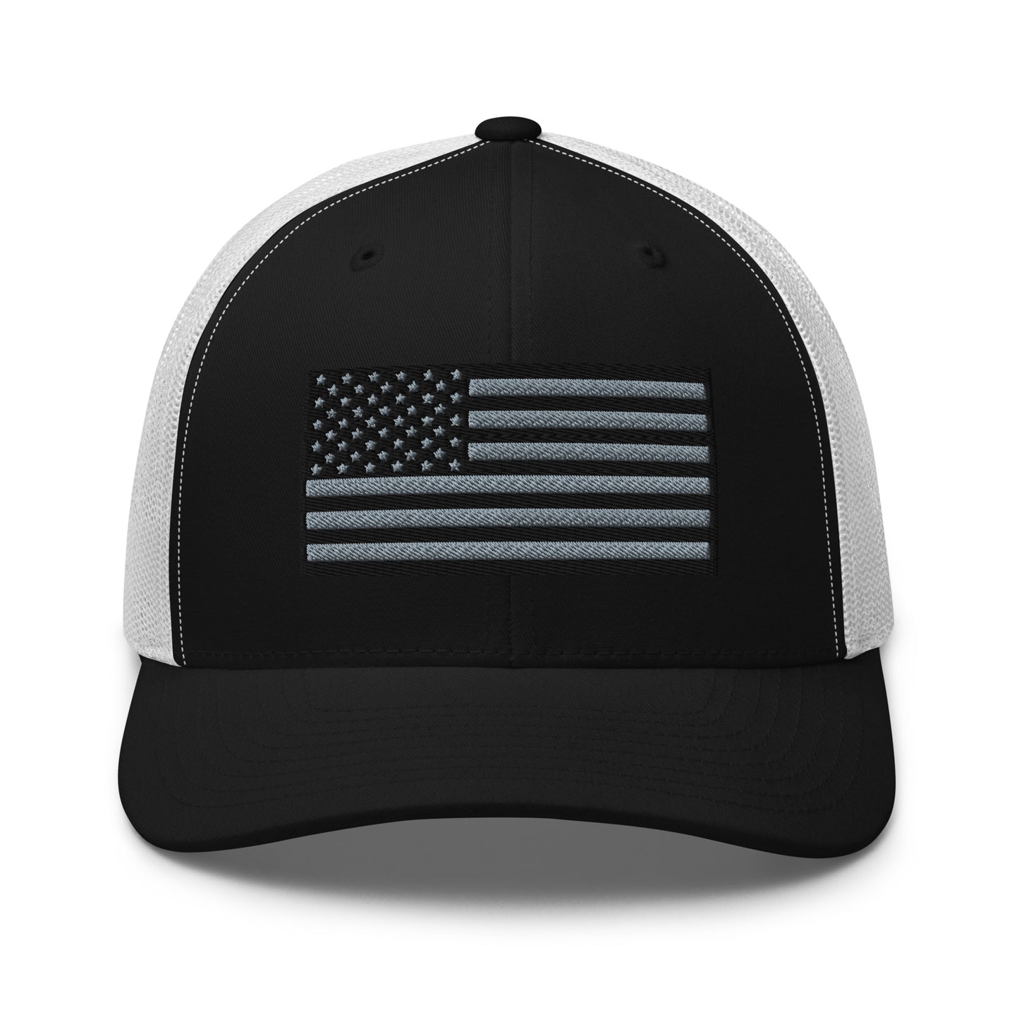Blackout USA Flag Best Patriotic Custom Snapback Trucker Hats (20 Colors)  Infidel Collective