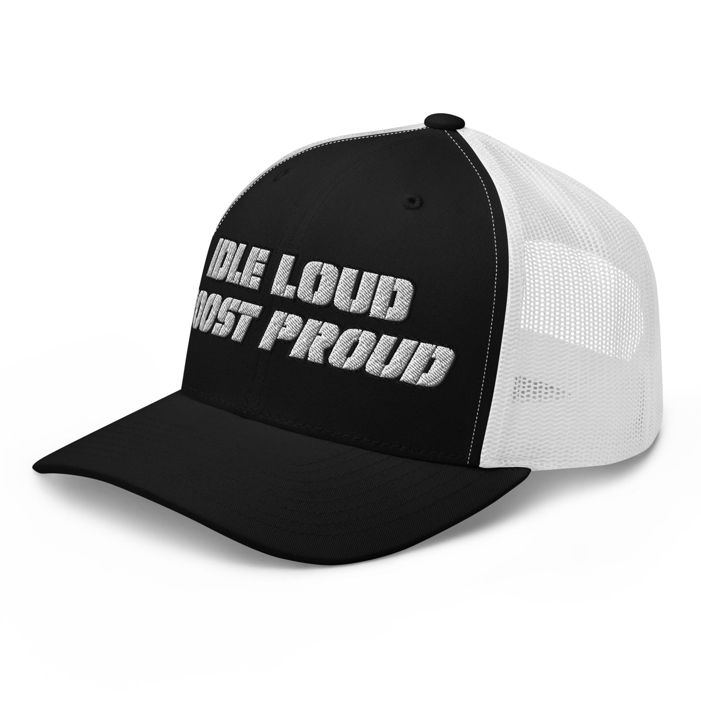 Hats  Snapback Custom Trucker Hat to Wear Proud – Idle Loud Boost Proud Mens Diesel Hats Infidel Collective