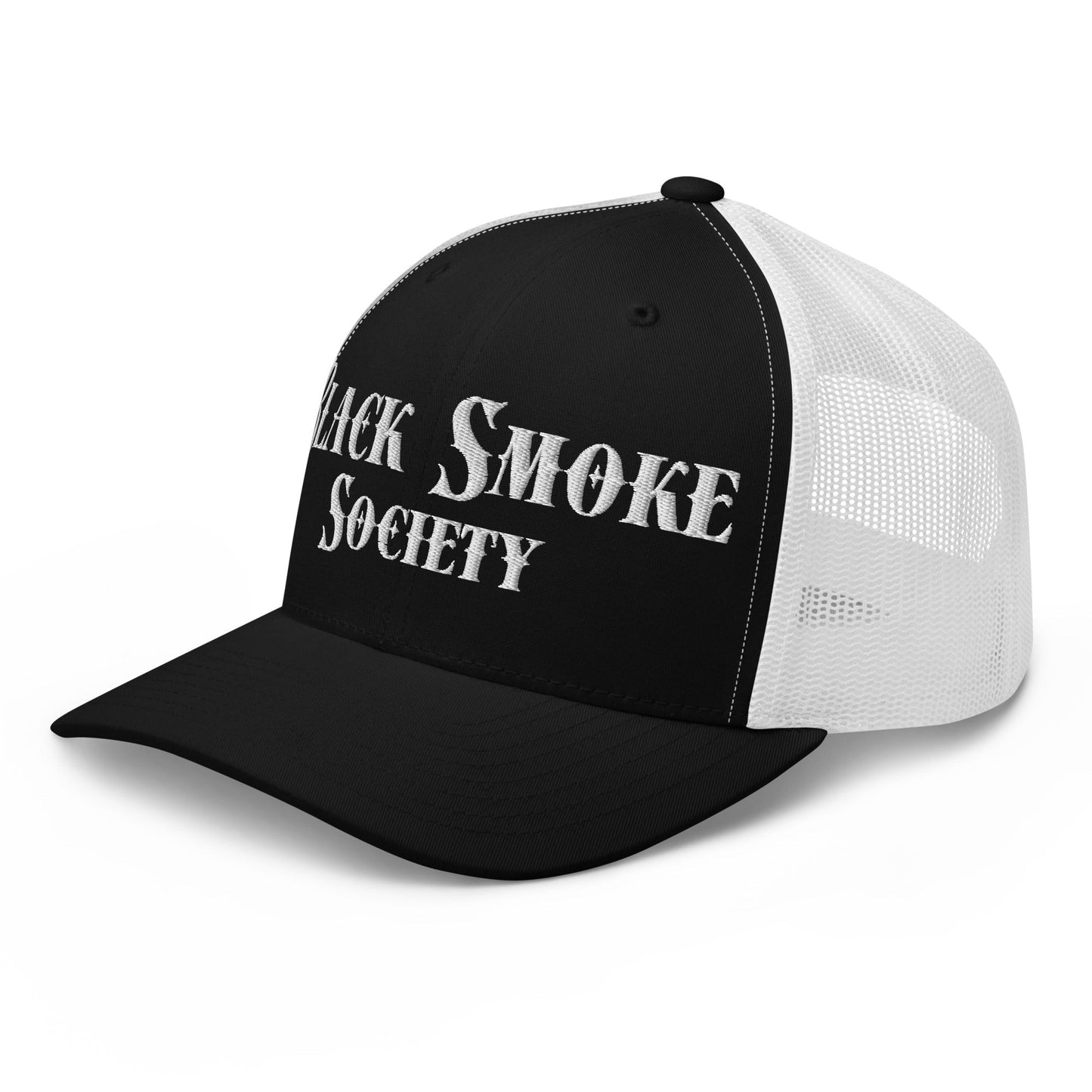Hats  Snapback Custom Trucker Hat Black Smoke Society Cap For Men & Women Infidel Collective