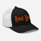 Snapback Custom Trucker Hats Road Vixen Cap for Sexy Women - Orange Stitch  Infidel Collective
