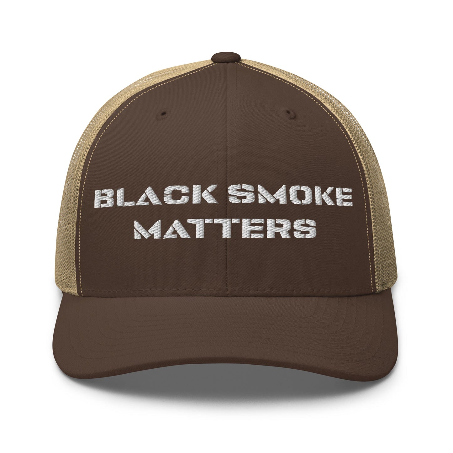 Hats Brown-Khaki Snapback Custom Trucker Hat to Rock – Black Smoke Matters Diesel Cap Infidel Collective