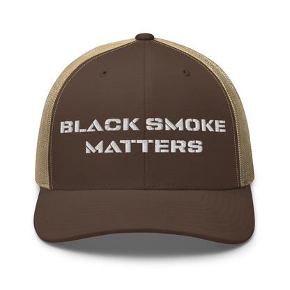 Hats Brown-Khaki Snapback Custom Trucker Hat to Rock – Black Smoke Matters Diesel Cap Infidel Collective