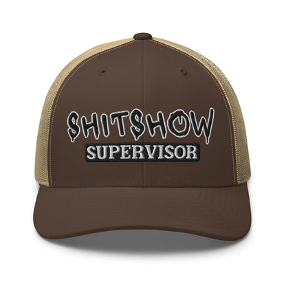 Snapback Custom Trucker Hats NSFW Shitshow Supervisor Cap for Men & Women  Infidel Collective