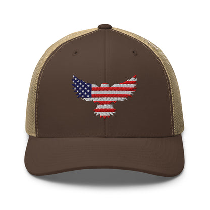 Snapback Custom Trucker Hats Best Patriotic Old Glory Eagle Cool 4th of July Cap  Infidel Collective