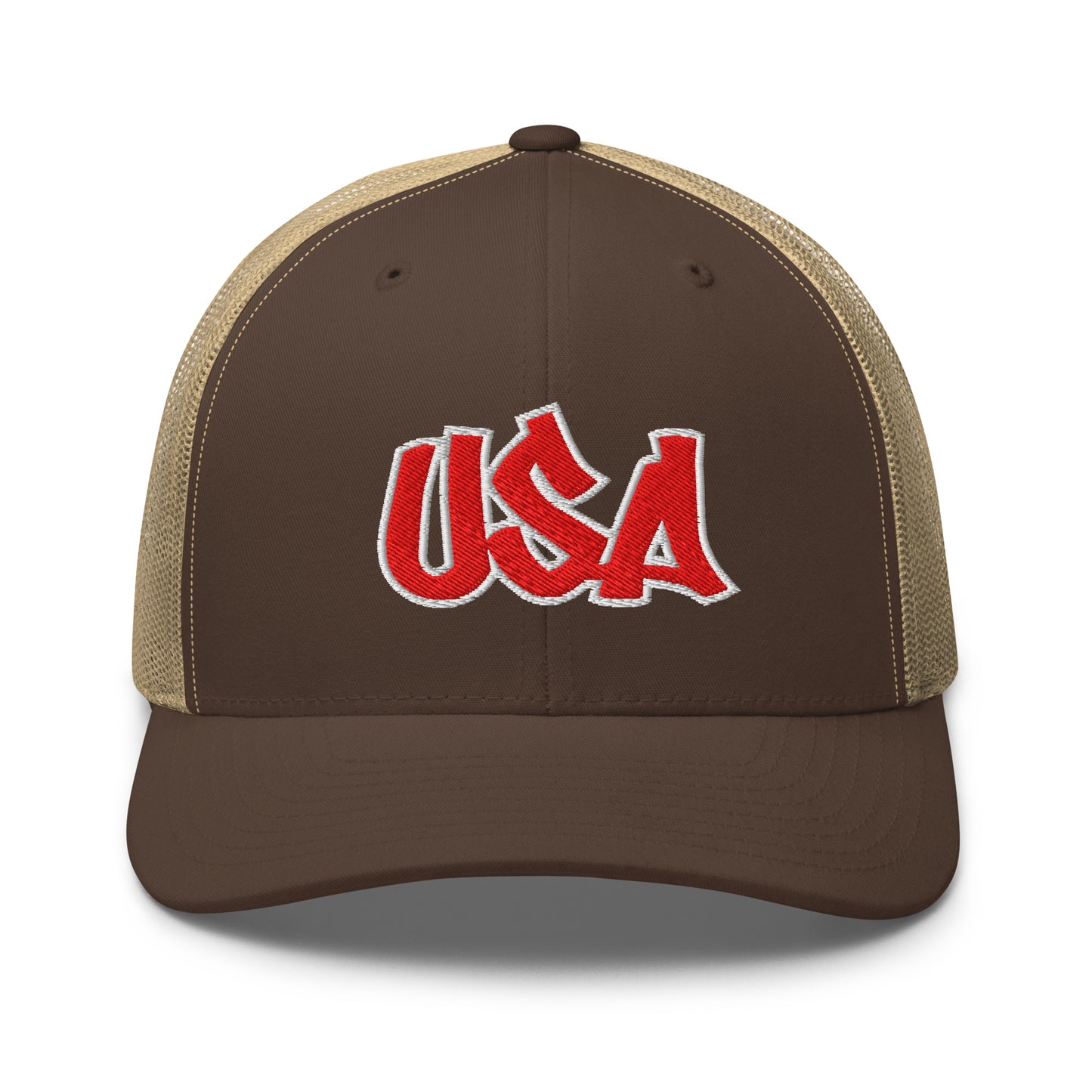 Cool USA Street Script Custom Patriotic Snapback Trucker Hats for Men & Women (20 Colors)  Infidel Collective
