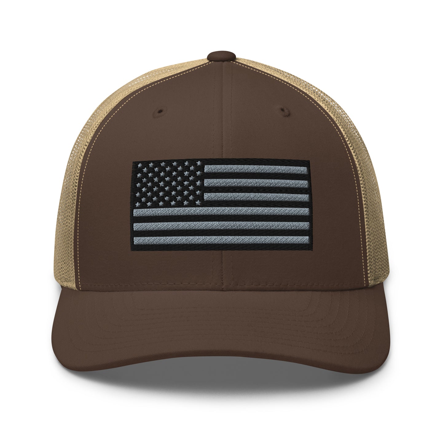 Blackout USA Flag Best Patriotic Custom Snapback Trucker Hats (20 Colors)  Infidel Collective