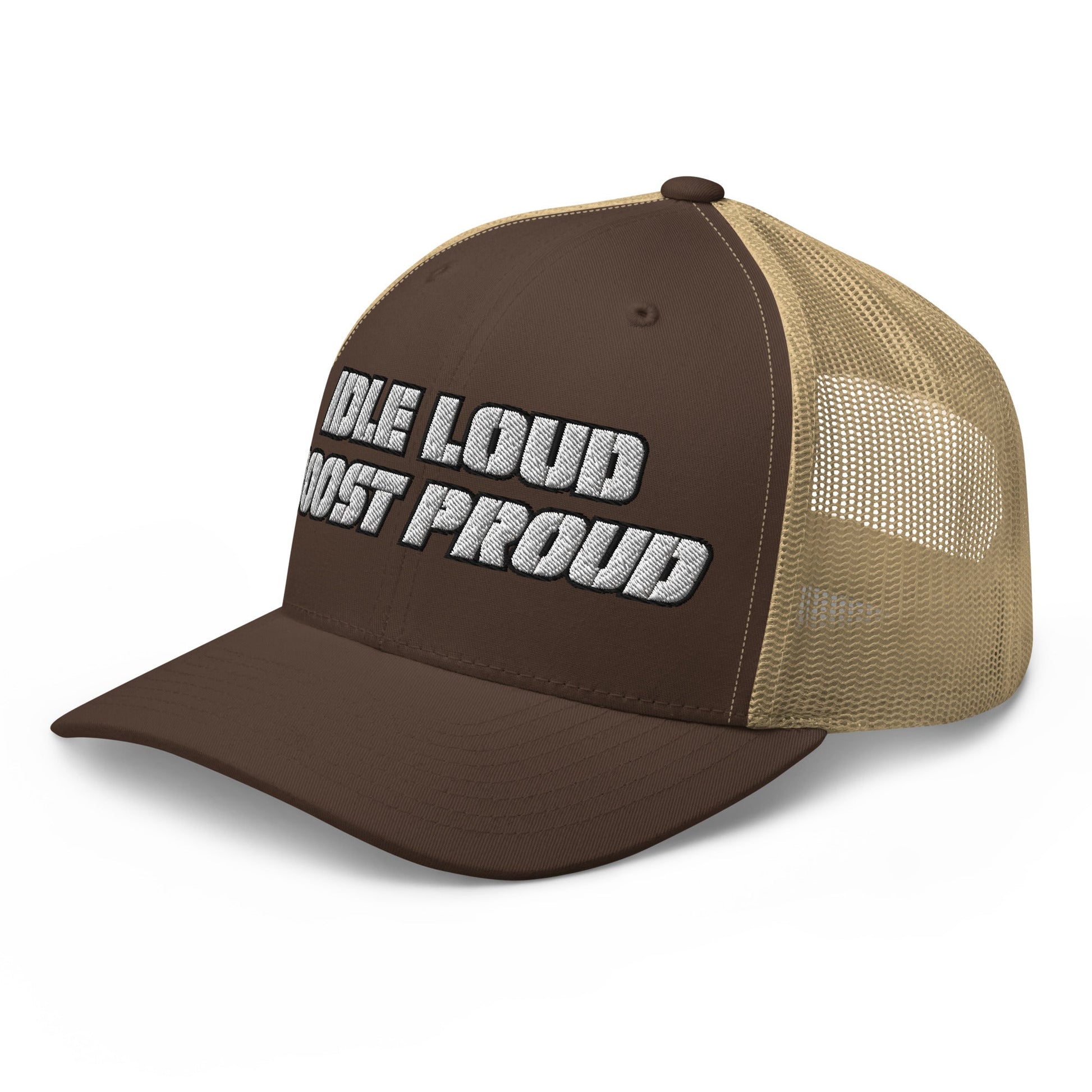 Hats  Snapback Custom Trucker Hat to Wear Proud – Idle Loud Boost Proud Mens Diesel Hats Infidel Collective