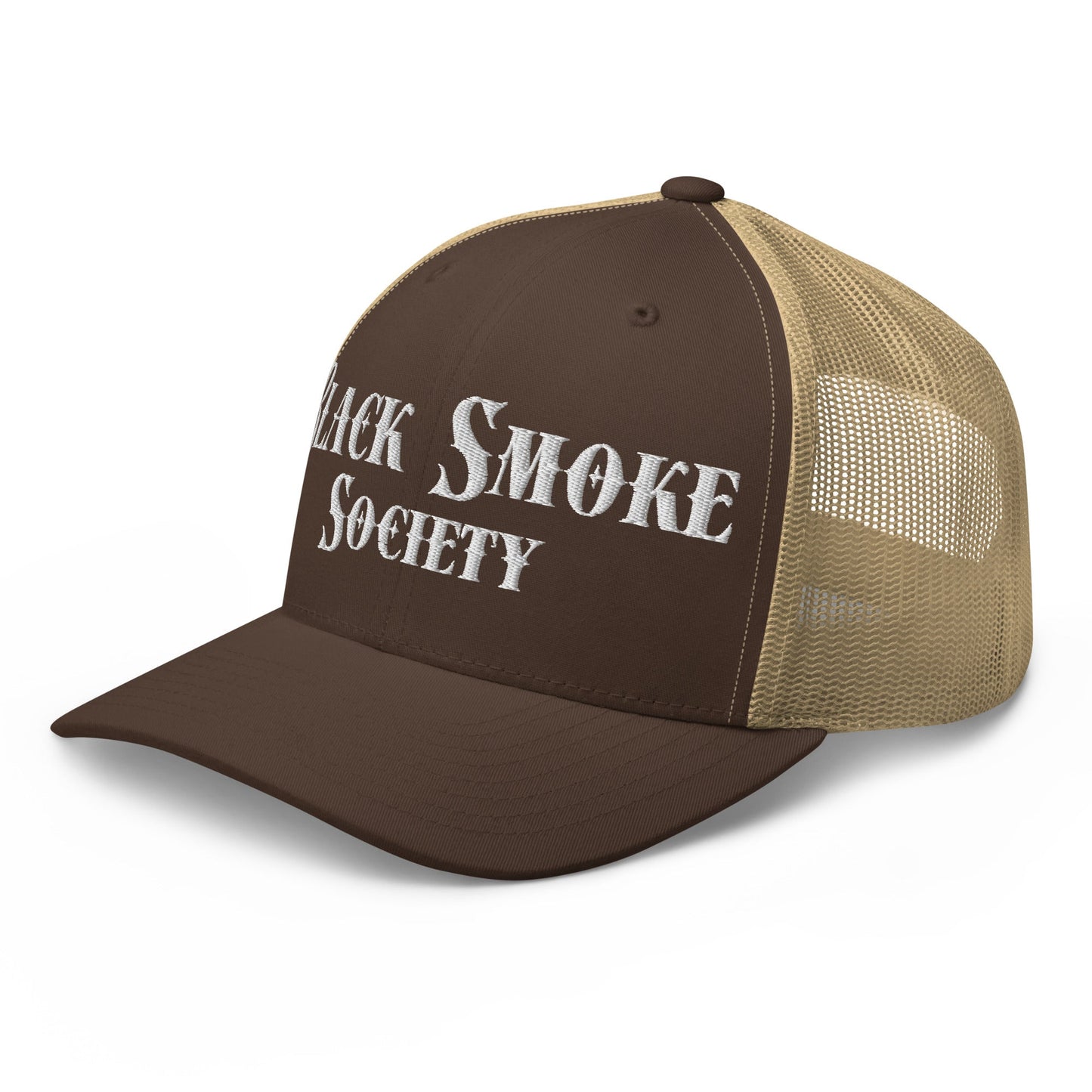 Hats  Snapback Custom Trucker Hat Black Smoke Society Cap For Men & Women Infidel Collective