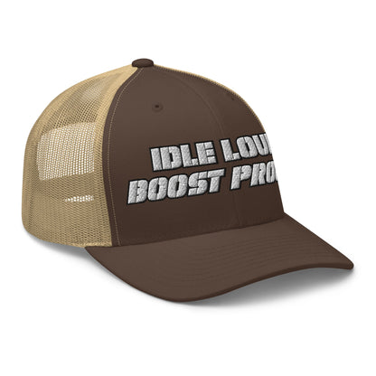 Hats  Snapback Custom Trucker Hat to Wear Proud – Idle Loud Boost Proud Mens Diesel Hats Infidel Collective