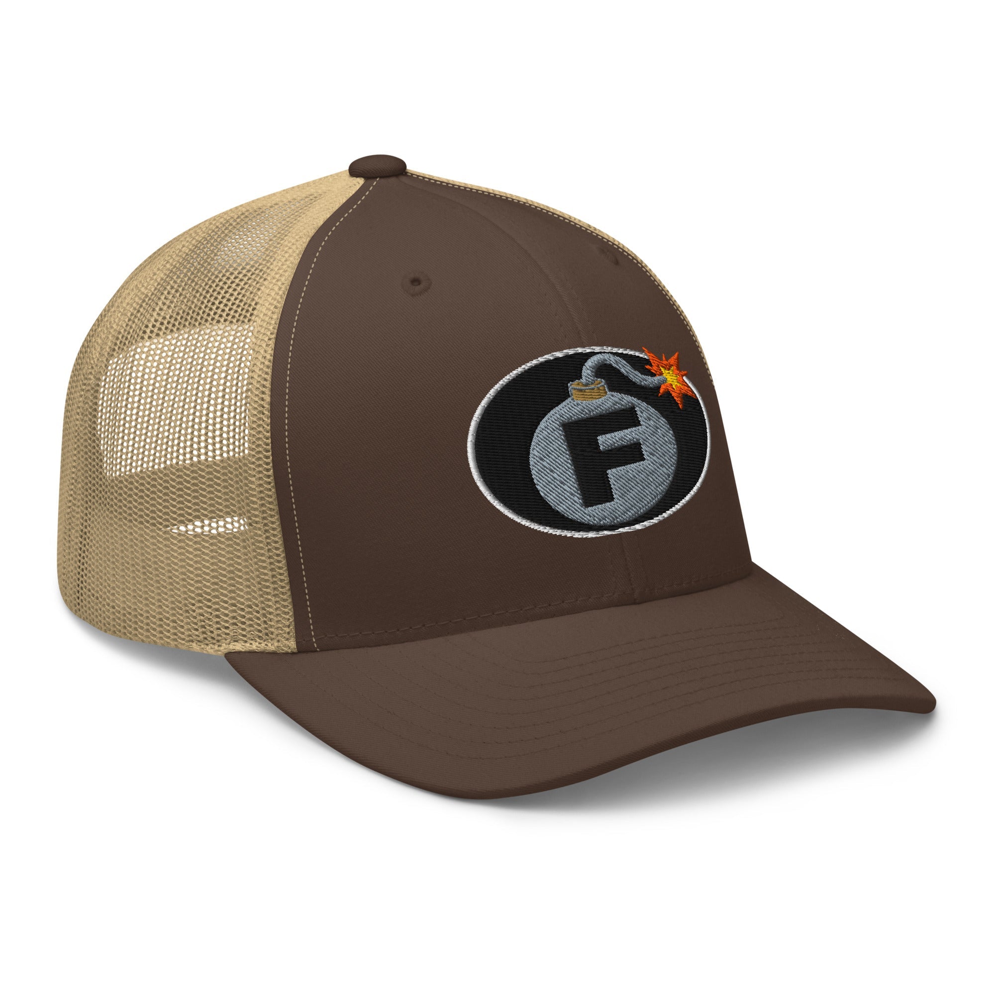Hats  Custom Snapback Trucker Hat Funny NSFW F-Bomb Cap in 20 Colors Infidel Collective