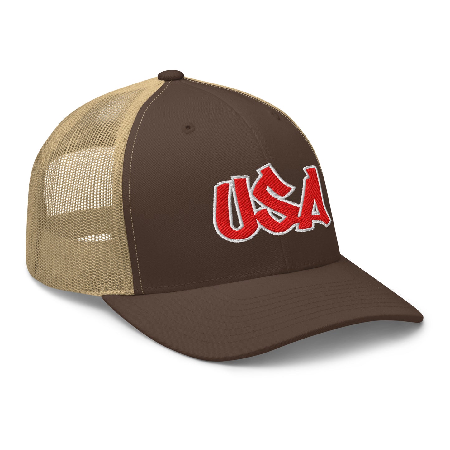 Cool USA Street Script Custom Patriotic Snapback Trucker Hats for Men & Women (20 Colors)  Infidel Collective