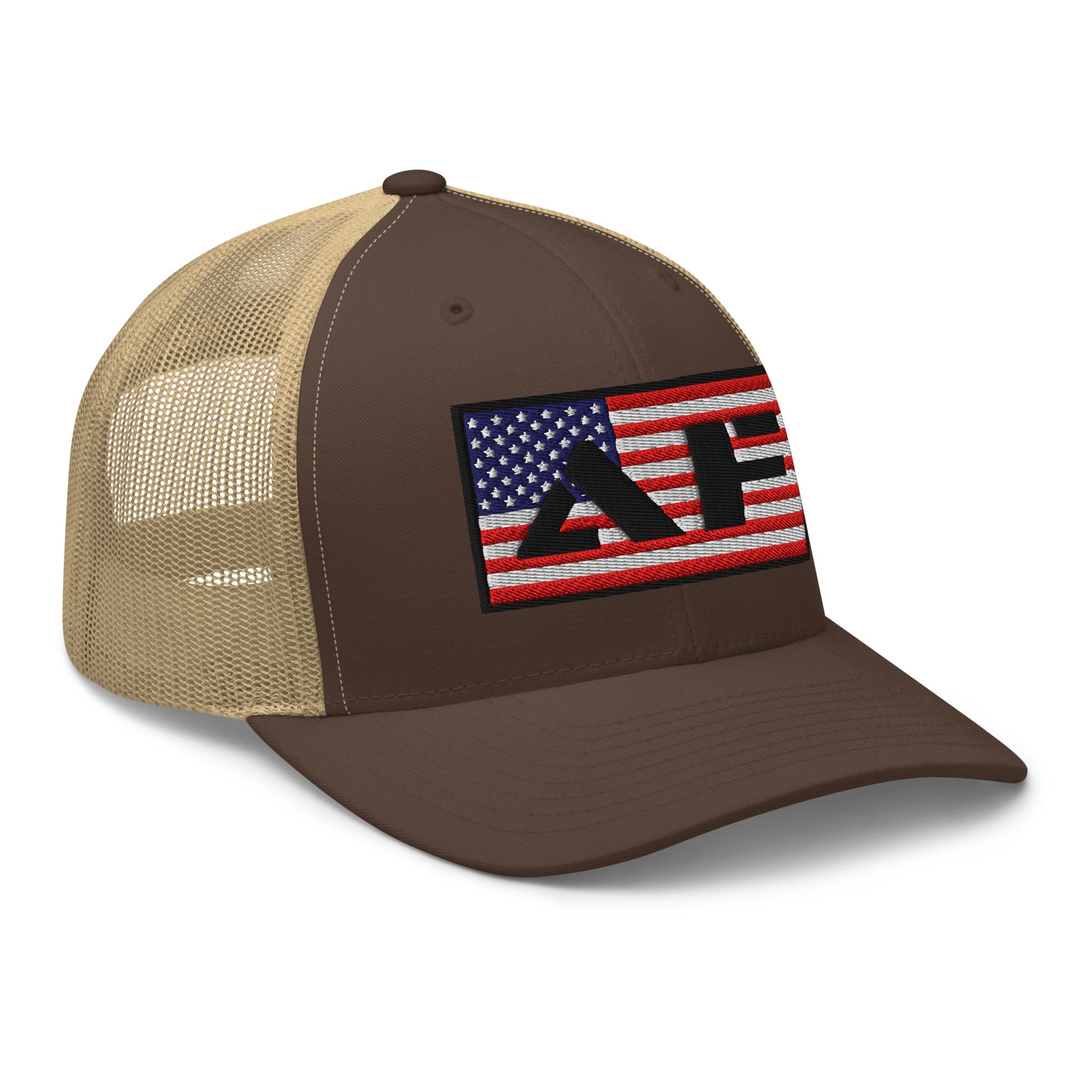 AF American Freedom Flag Snapback Custom Trucker Hat  Infidel Collective