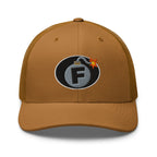 Hats Caramel Custom Snapback Trucker Hat Funny NSFW F-Bomb Cap in 20 Colors Infidel Collective