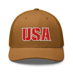 USA Power Cool Custom Patriotic Snapback Trucker Hats  for Men & Women (20 Colors)  Infidel Collective