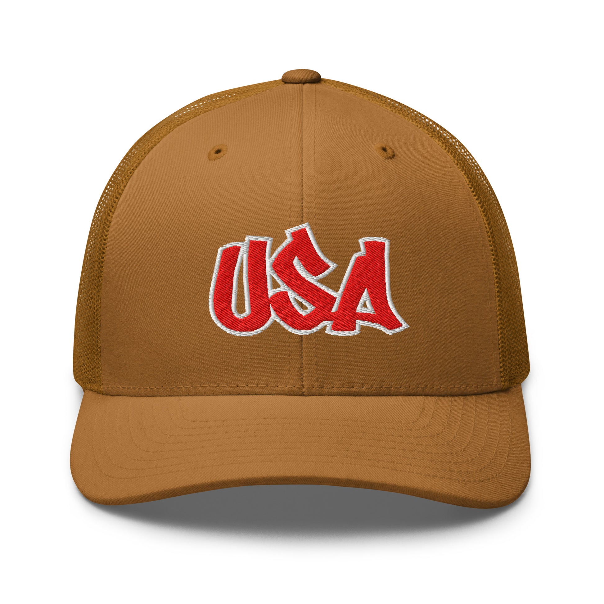 Cool USA Street Script Custom Patriotic Snapback Trucker Hats for Men & Women (20 Colors)  Infidel Collective