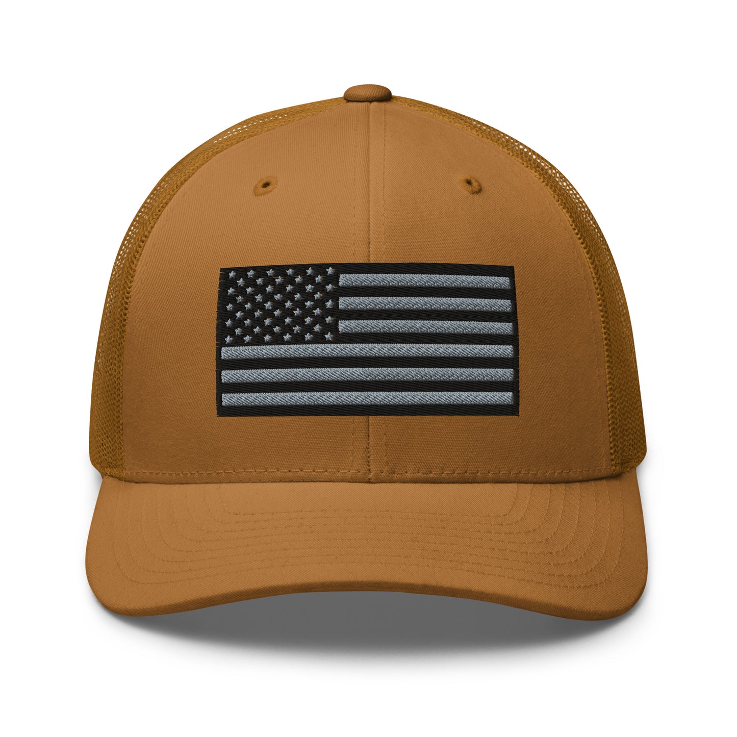 Blackout USA Flag Best Patriotic Custom Snapback Trucker Hats (20 Colors)  Infidel Collective