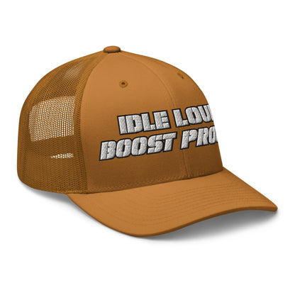 Hats  Snapback Custom Trucker Hat to Wear Proud – Idle Loud Boost Proud Mens Diesel Hats Infidel Collective