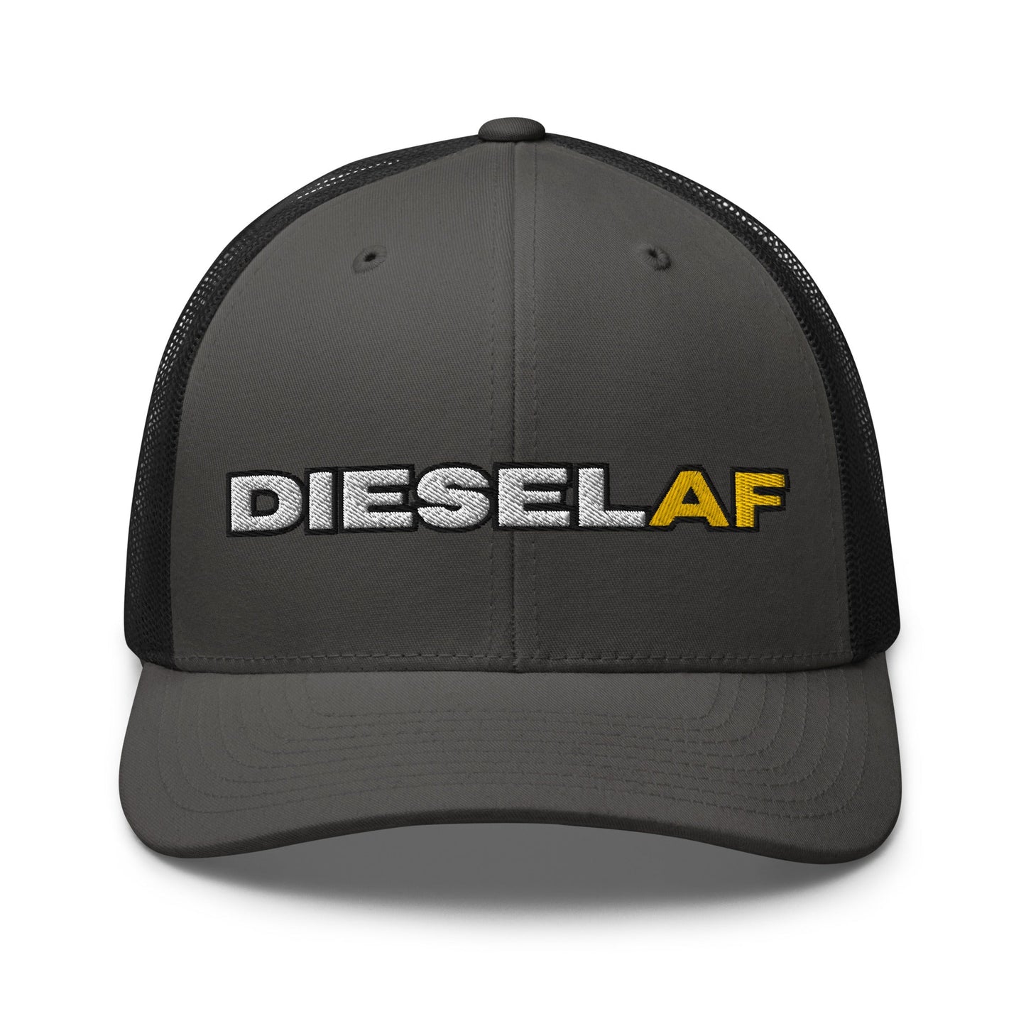 Hats Charcoal-Black Snapback Custom Trucker Hat to Rock the Diesel AF Lifestyle for Men & Women Infidel Collective