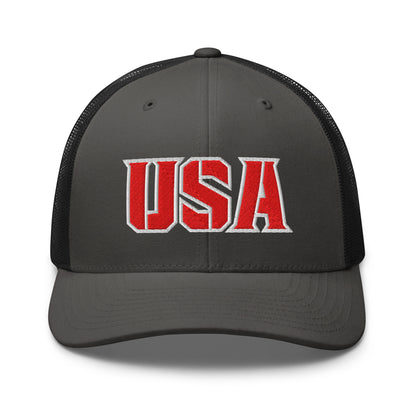 USA Power Cool Custom Patriotic Snapback Trucker Hats  for Men & Women (20 Colors)  Infidel Collective