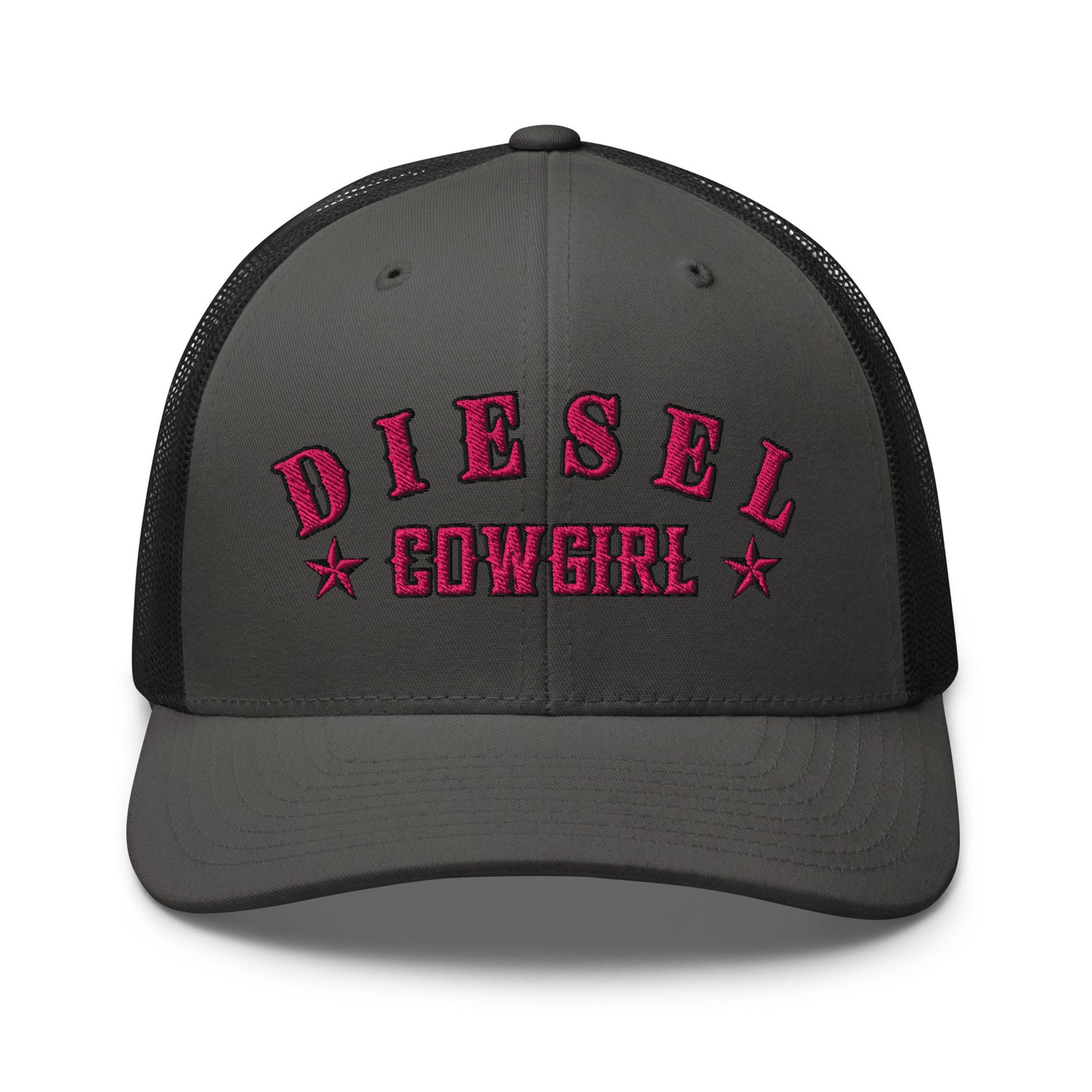 Custom Diesel Cowgirl Hat – Pink Stitch Snapback Trucker Cap for Diesel Gang Women  Infidel Collective
