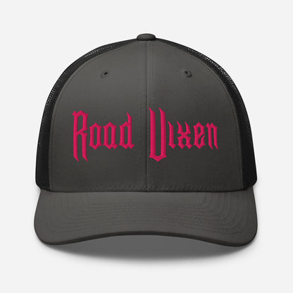 Snapback Custom Trucker Hats Road Vixen Cap for Sexy Women - Pink Stitch  Infidel Collective
