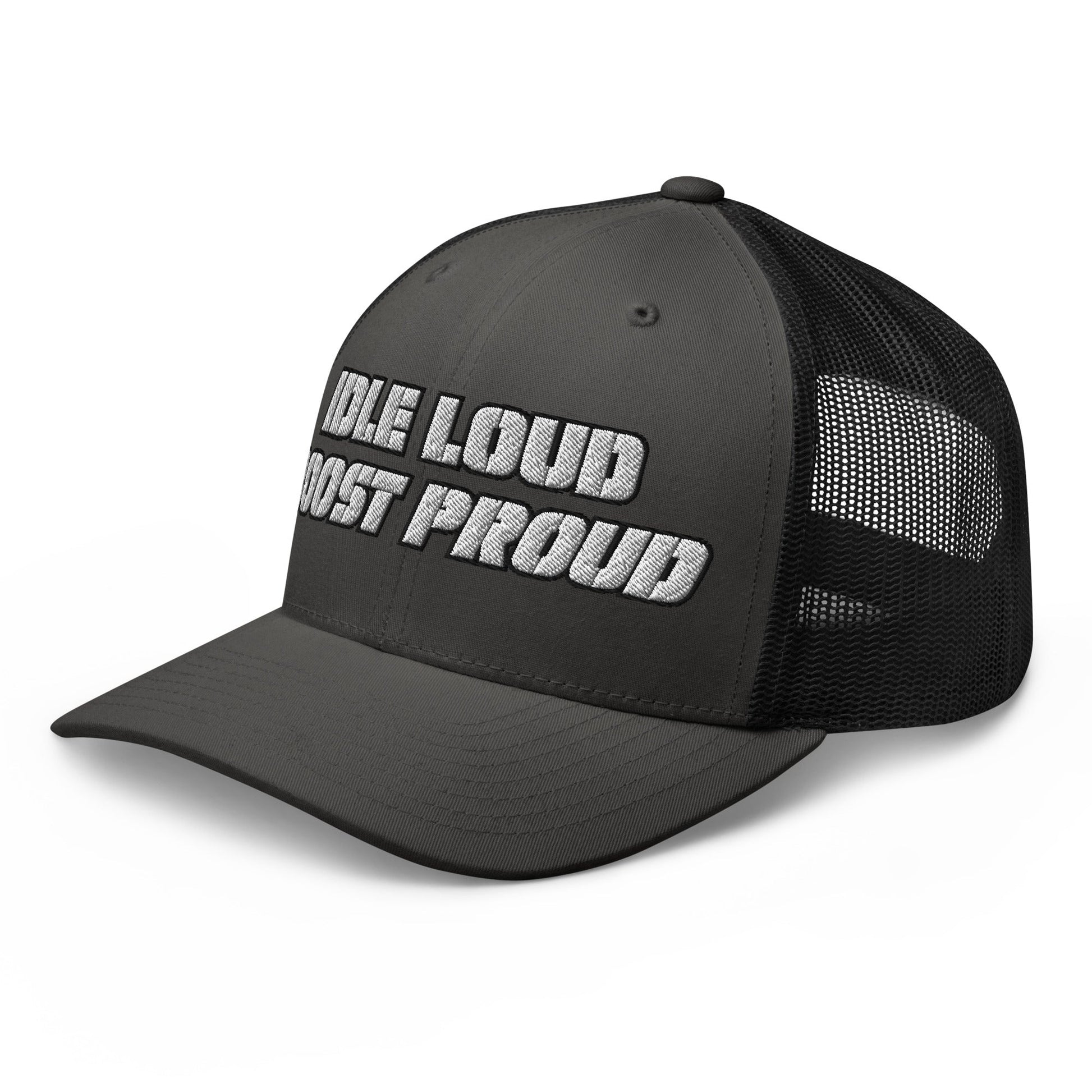 Hats  Snapback Custom Trucker Hat to Wear Proud – Idle Loud Boost Proud Mens Diesel Hats Infidel Collective