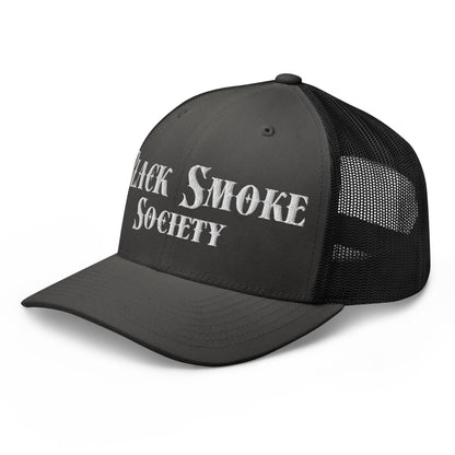 Hats  Snapback Custom Trucker Hat Black Smoke Society Cap For Men & Women Infidel Collective