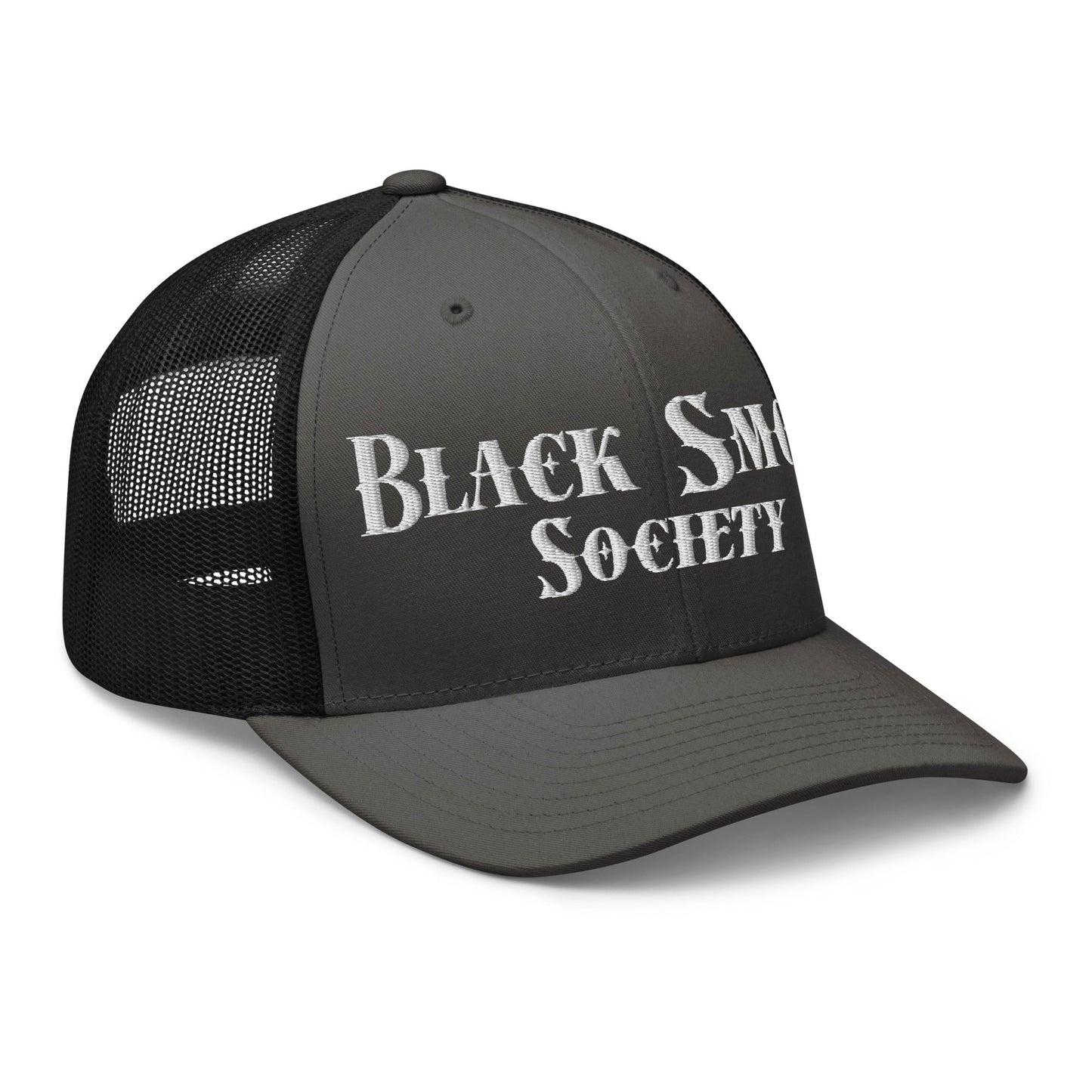 Hats  Snapback Custom Trucker Hat Black Smoke Society Cap For Men & Women Infidel Collective