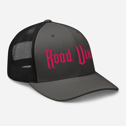 Snapback Custom Trucker Hats Road Vixen Cap for Sexy Women - Pink Stitch  Infidel Collective