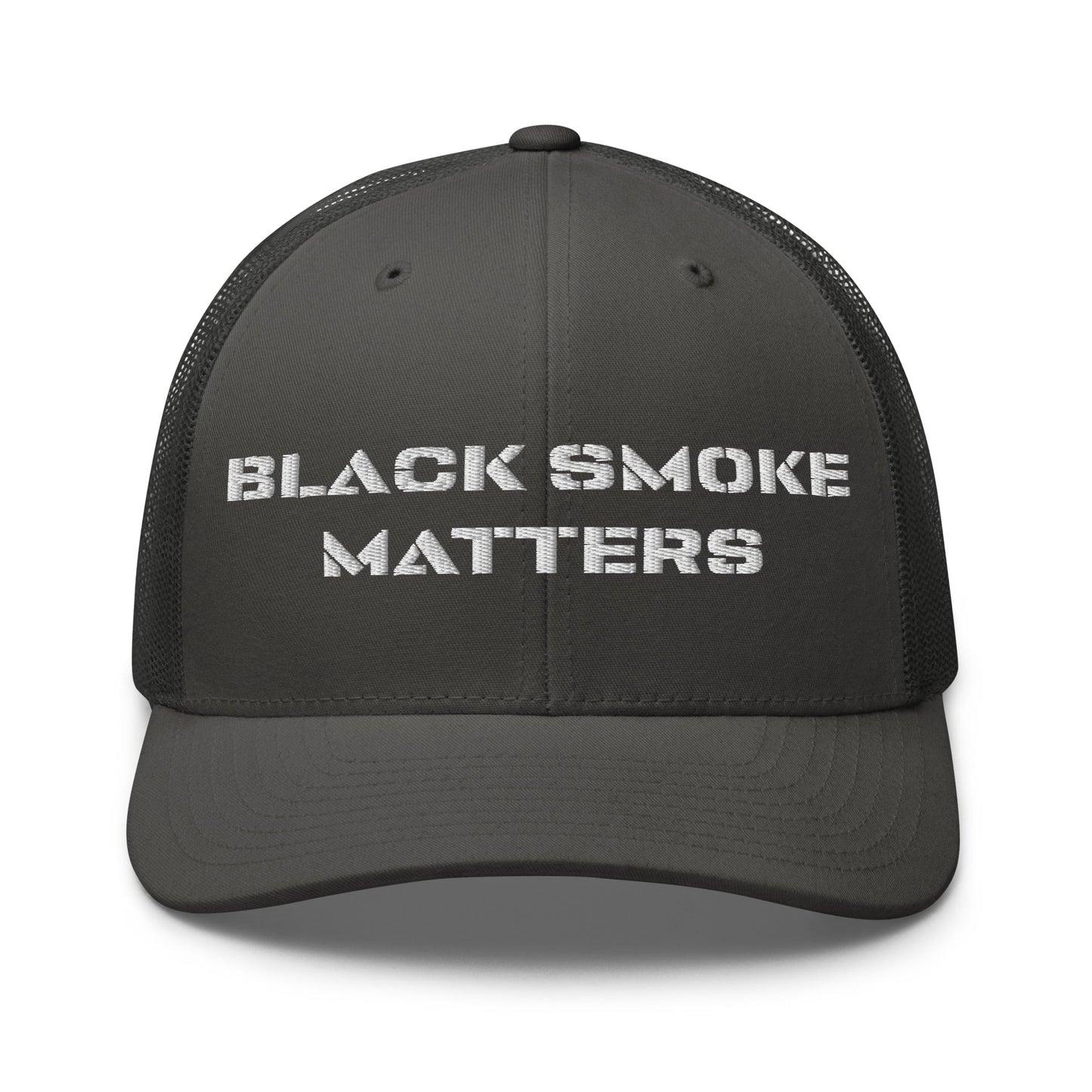 Hats Charcoal Snapback Custom Trucker Hat to Rock – Black Smoke Matters Diesel Cap Infidel Collective