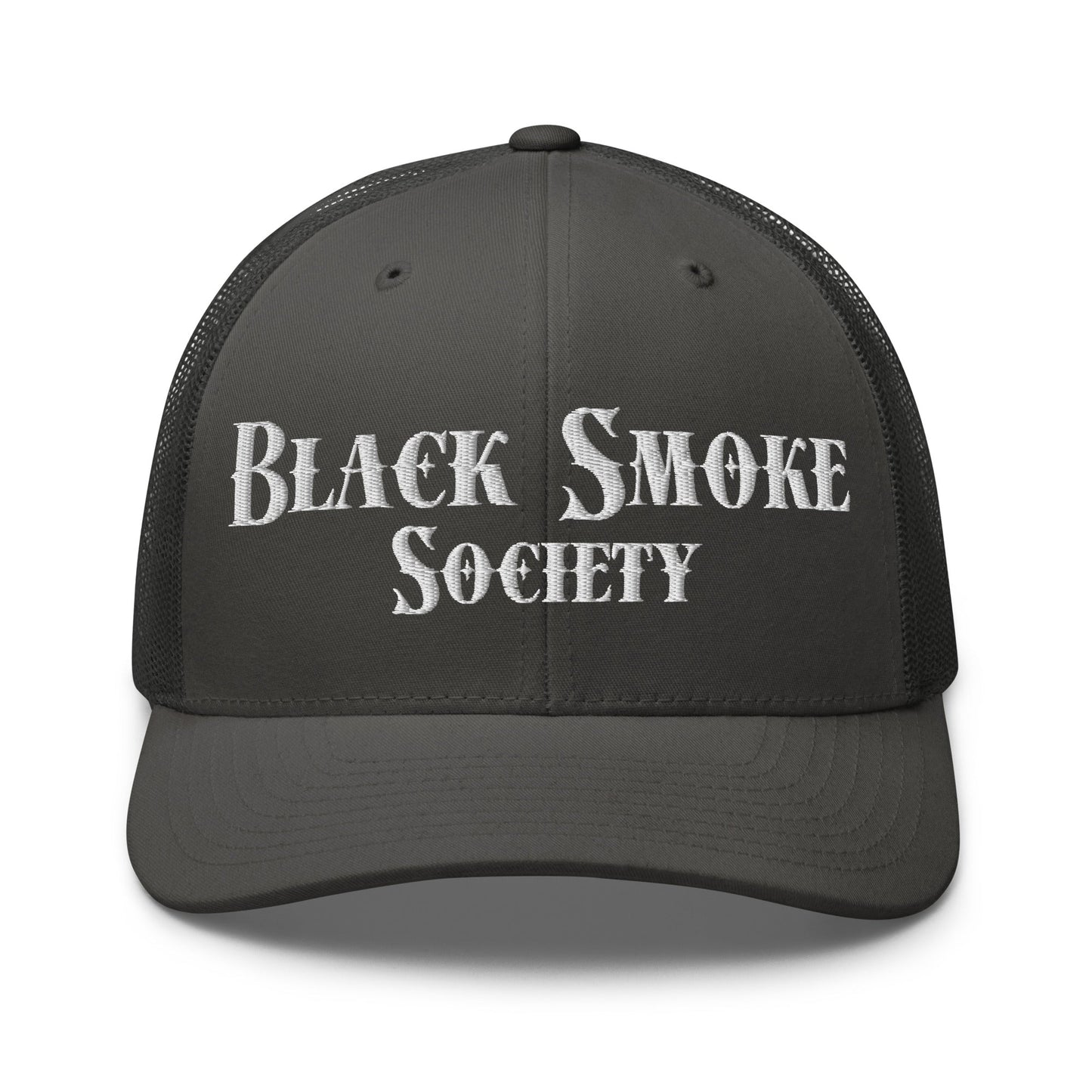 Hats Charcoal Snapback Custom Trucker Hat Black Smoke Society Cap For Men & Women Infidel Collective