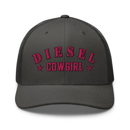 Custom Diesel Cowgirl Hat – Pink Stitch Snapback Trucker Cap for Diesel Gang Women  Infidel Collective