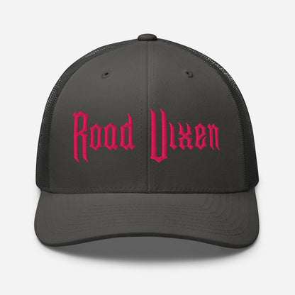Snapback Custom Trucker Hats Road Vixen Cap for Sexy Women - Pink Stitch  Infidel Collective