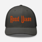 Snapback Custom Trucker Hats Road Vixen Cap for Sexy Women - Orange Stitch  Infidel Collective
