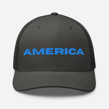Cool AMERICA Custom Patriotic Hats Embroidered in Blue Stitch (11 Colors)  Infidel Collective