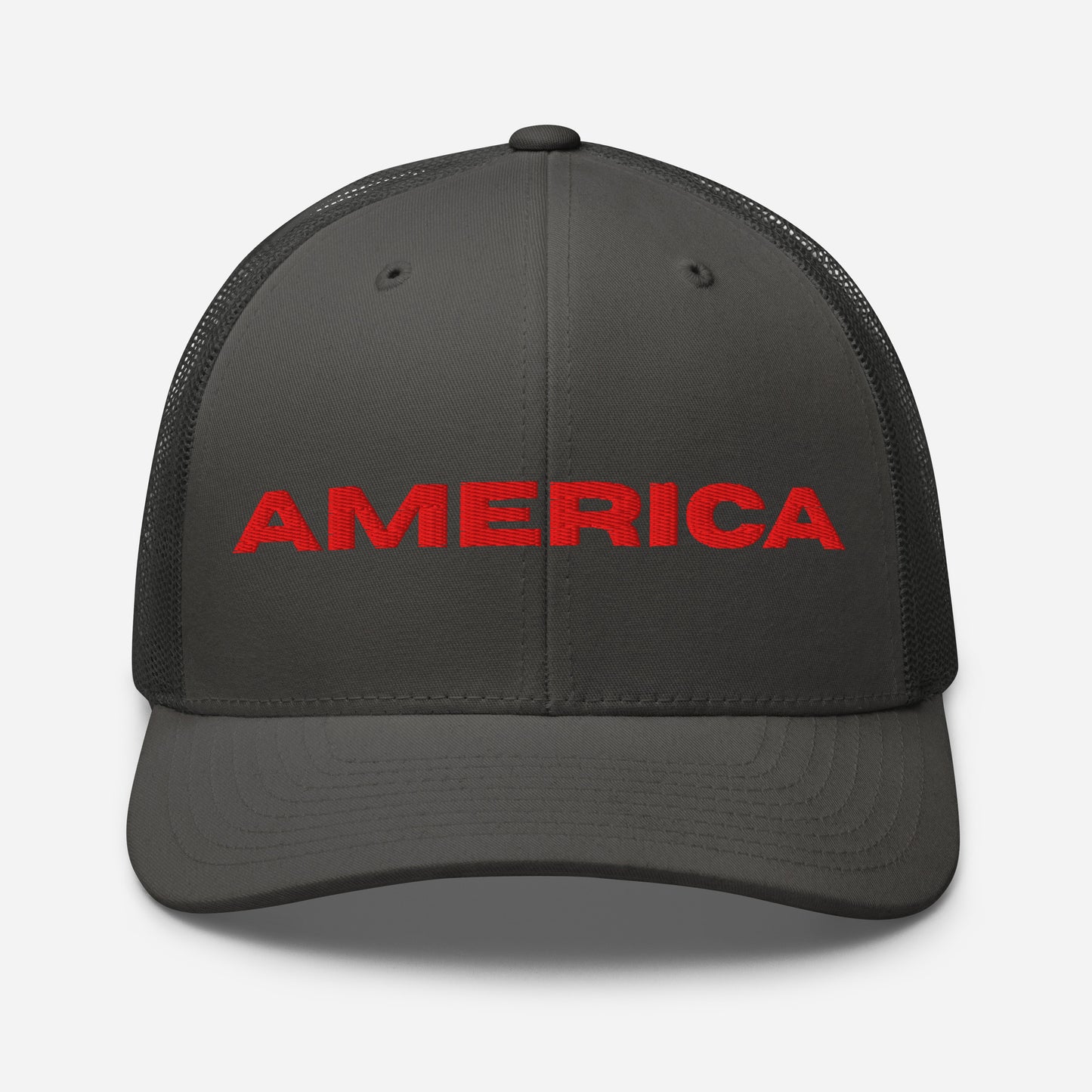 Cool AMERICA Custom Patriotic Red Stitch Snapback Trucker Hats (11 Colors)  Infidel Collective