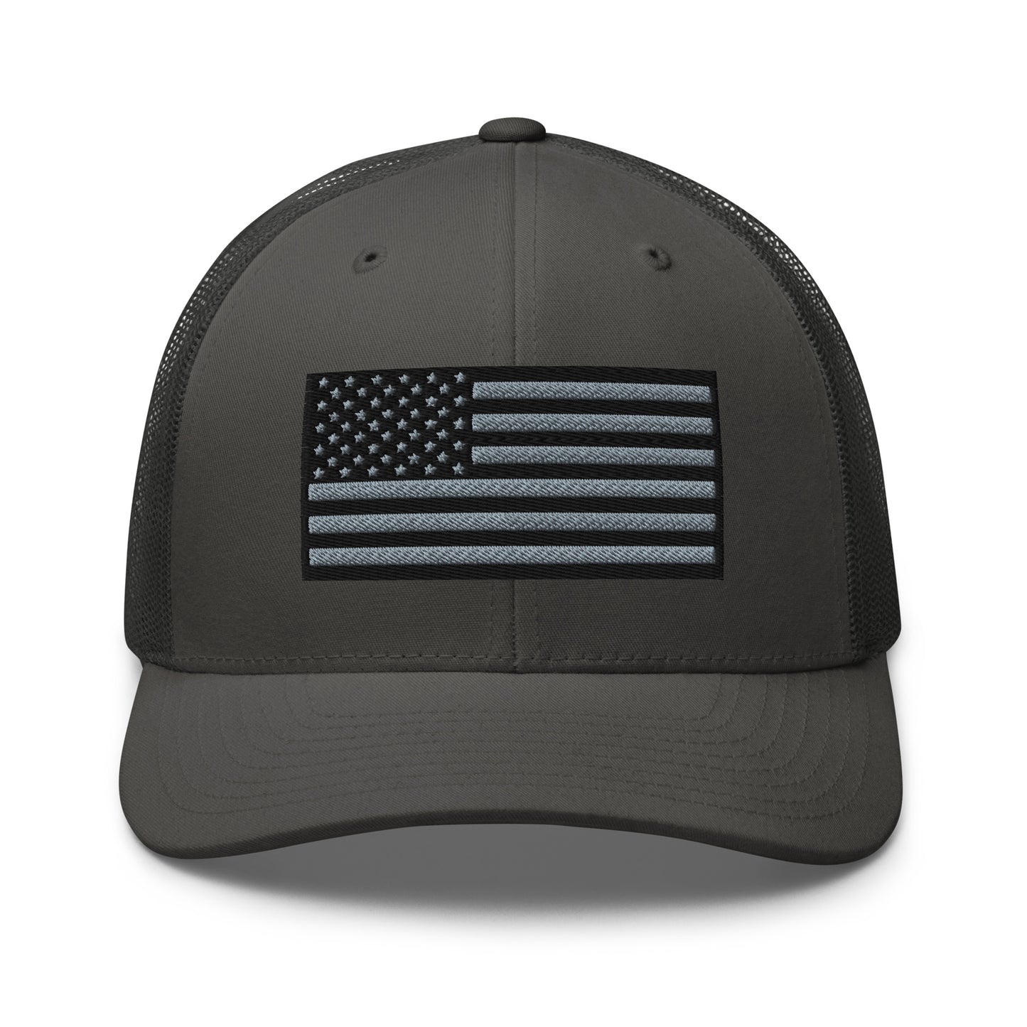 Blackout USA Flag Best Patriotic Custom Snapback Trucker Hats (20 Colors)  Infidel Collective