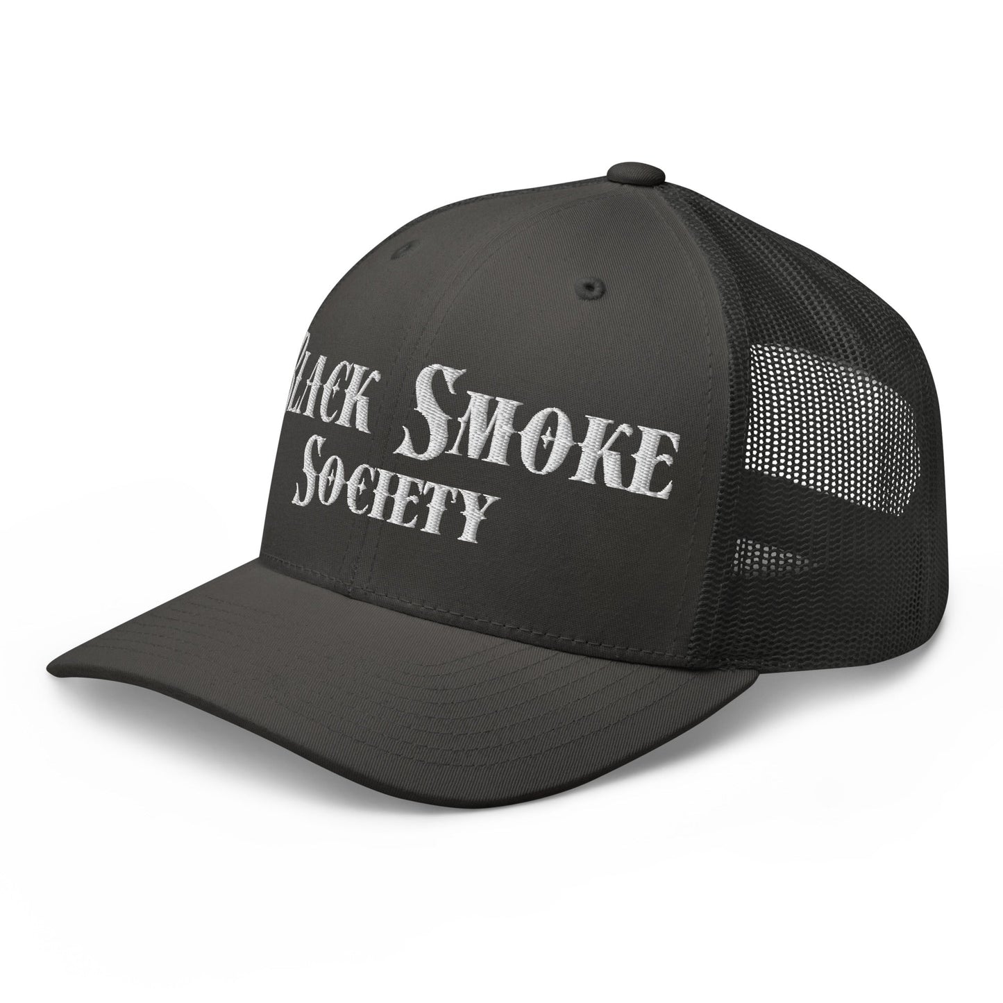 Hats  Snapback Custom Trucker Hat Black Smoke Society Cap For Men & Women Infidel Collective